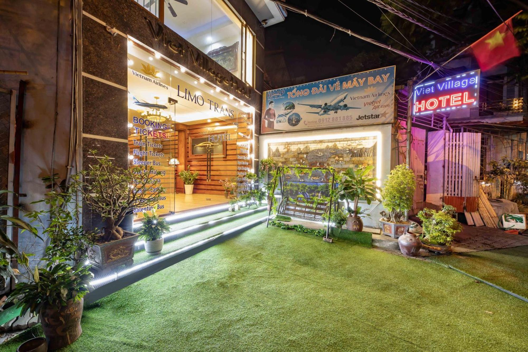 Viet Village Hotel & Travel Hanoi Exterior foto